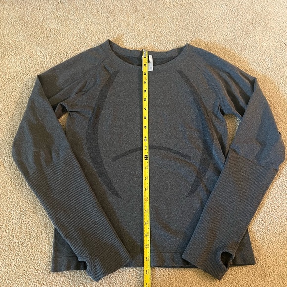 P’tula Reenergize Seamless Full Length Shirt - Heathered Charcoal - Picture 4 of 11